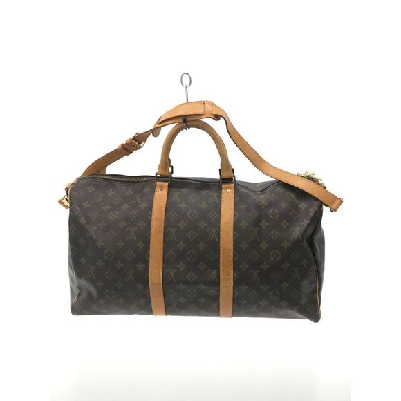 LOUIS VUITTON Keepall Bandouliere Monogram PVC Brown Bag - Picture 4 of 7